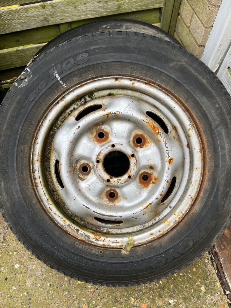 Ford transit steel wheel and tyre