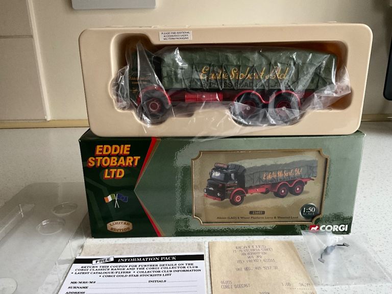 CORGI 23602 Albion (LAD) 6 Wheel Platform Lorry & Sheeted Load Low Limited Edition No.78