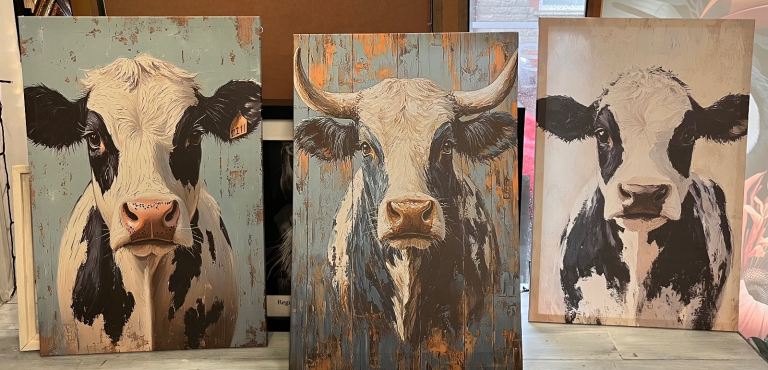 Set of 3 brand new canvas prints