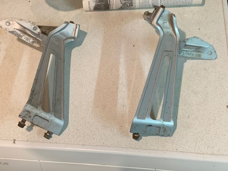 Genuine rear foot pegs