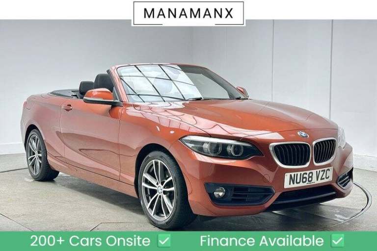 2018 BMW 2 Series 218i Sport Convertible Petrol Automatic