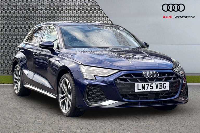 2025 Audi A3 1.5 TFSI e 204 S Line 5dr S Tronic [Tech Pack] Hatchback Plug-In Hy Automatic