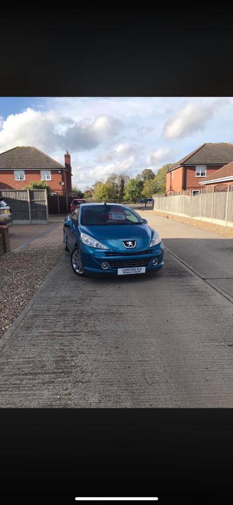 2007 Peugeot 207 1.6 16V GT THP 2dr CONVERTIBLE Petrol Manual