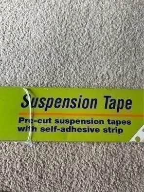 Pelltech suspension tape with self adhesive strips