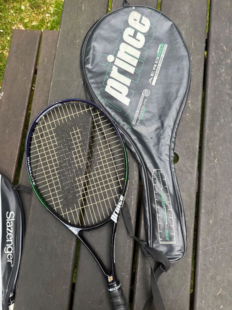 Prince Tennis Racket &Bag Aerolite Comp Series Duralite Featherlite 107 Oversize
