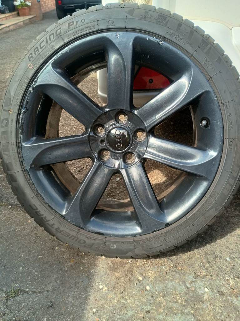 audi alloy wheels with 245/40/18 tyres
