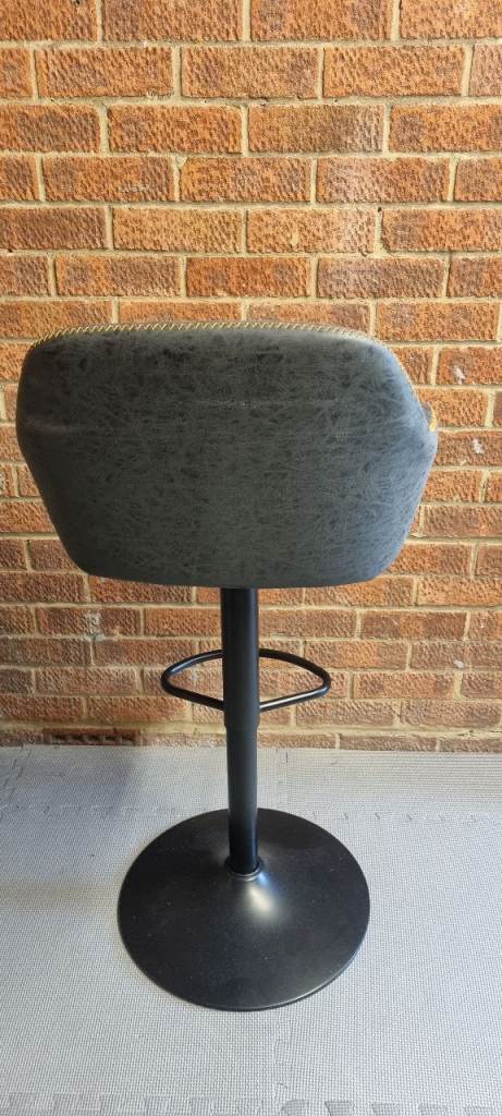 Pair of Faux Leather Breakfast / Bar