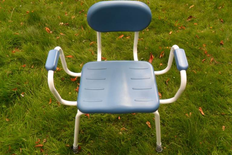 SITTING CHAIR mobility , disability , blue