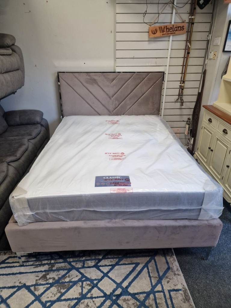 new double bed £199   Brand new orthapedic double mattress   Only £150