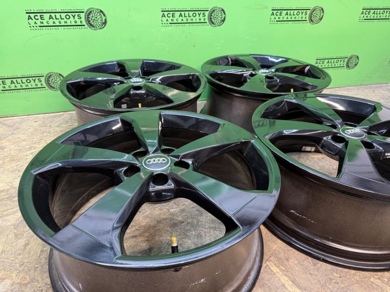 GENUINE OEM AUDI S3 RS3 ROTOR 19” X 8J ET49 ALLOY WHEELS X 4 VW CADDY SEAT SKODA A3