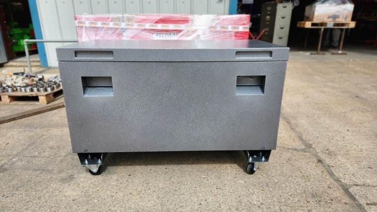 Metal Steel Job Site Tool Box Van forklift Garage Vault Site 48"