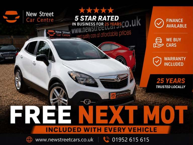 2015 Vauxhall Mokka 1.4i Turbo Limited Edition 2WD Euro 6 (s/s) 5dr HATCHBACK Petrol Manual