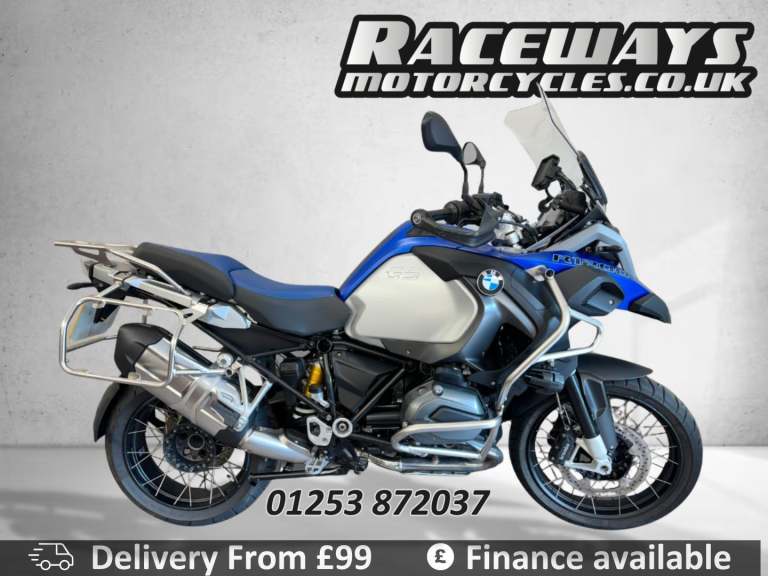 image for BMW R1200 GS ADVENTURE TE 2014 BLUE 22,075 MILES USED MOTORCYCLE