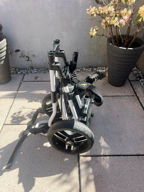 Powakaddy Push Foldable Golf Trolley Cart – Good Condition