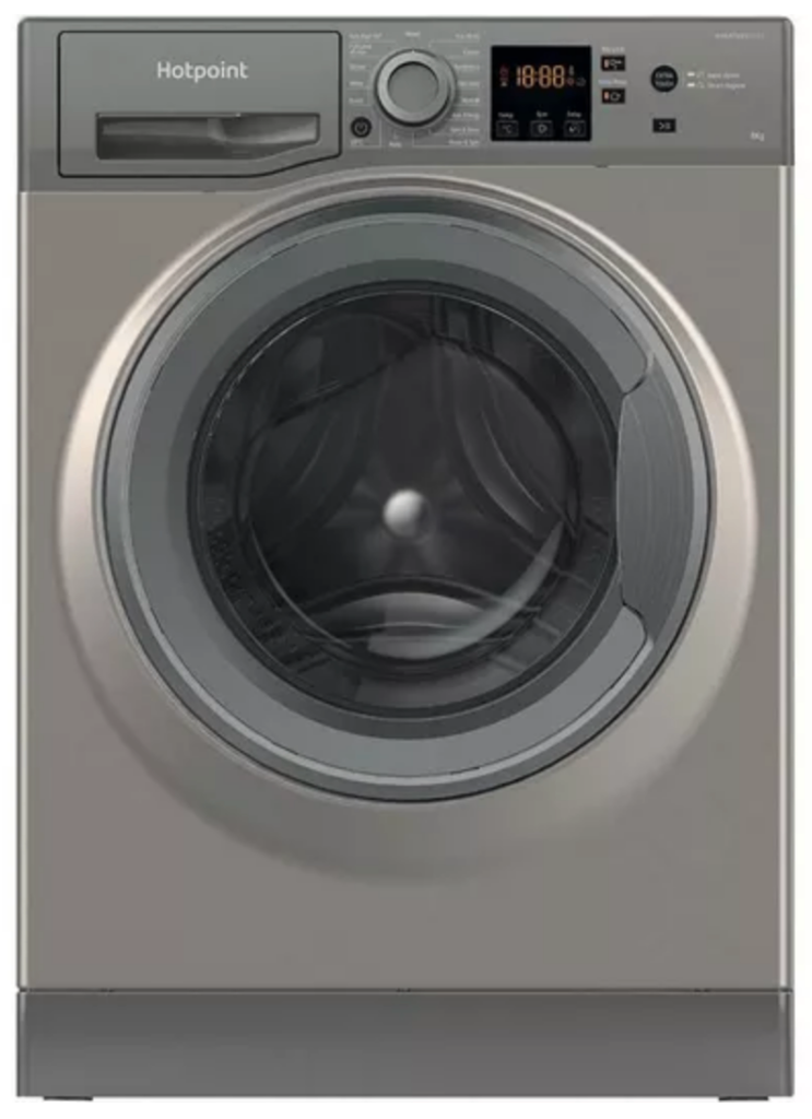 Hotpoint NSWM946GGUK 9KG 1400 Spin Washing Machine-Graphite
