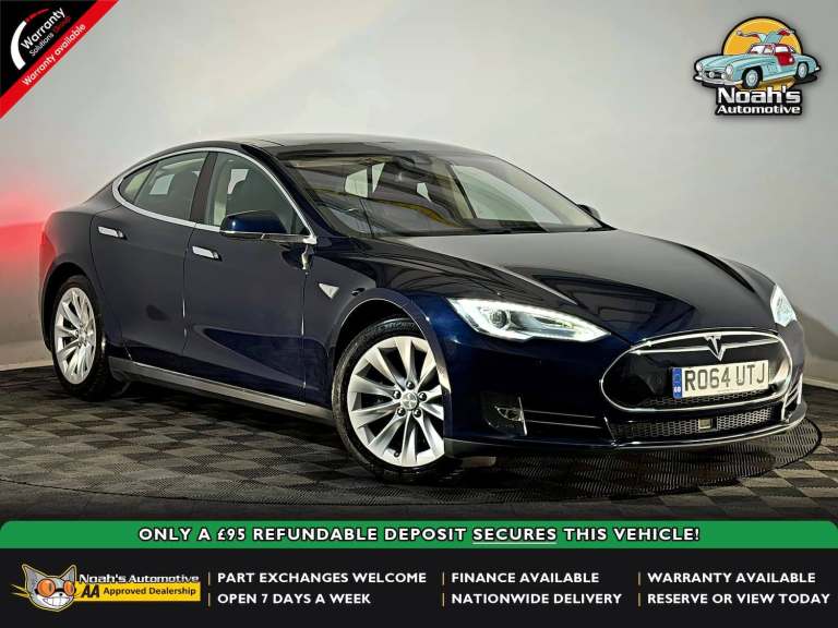 STUNNING 2014 64 TESLA MODEL S ELECTRIC 85KWH AUTOMATIC 5 DOOR HATCHBACK £20 TAX