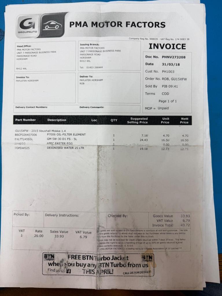 2015 Vauxhall Mokka 1.4T Tech Line 5dr HATCHBACK PETROL Manual