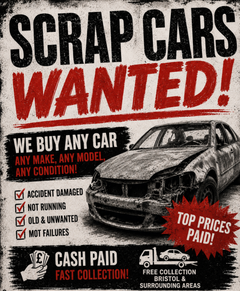 Scrap cars wanted 