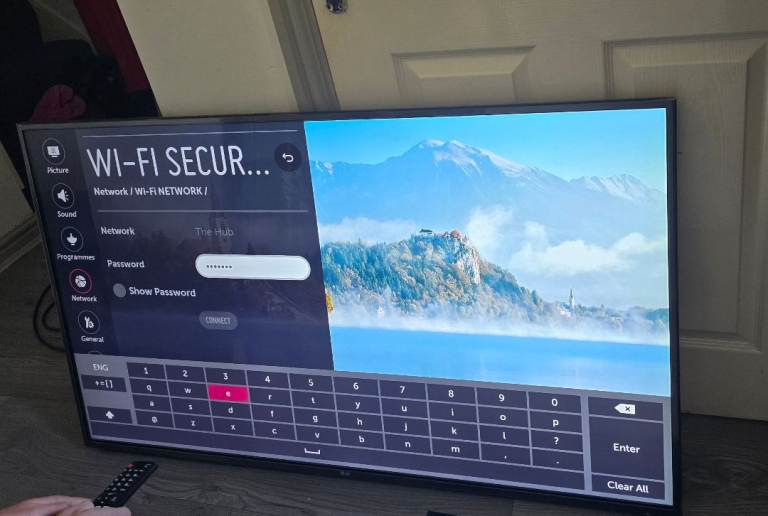55" lg smart 4K ultra hd tv 
