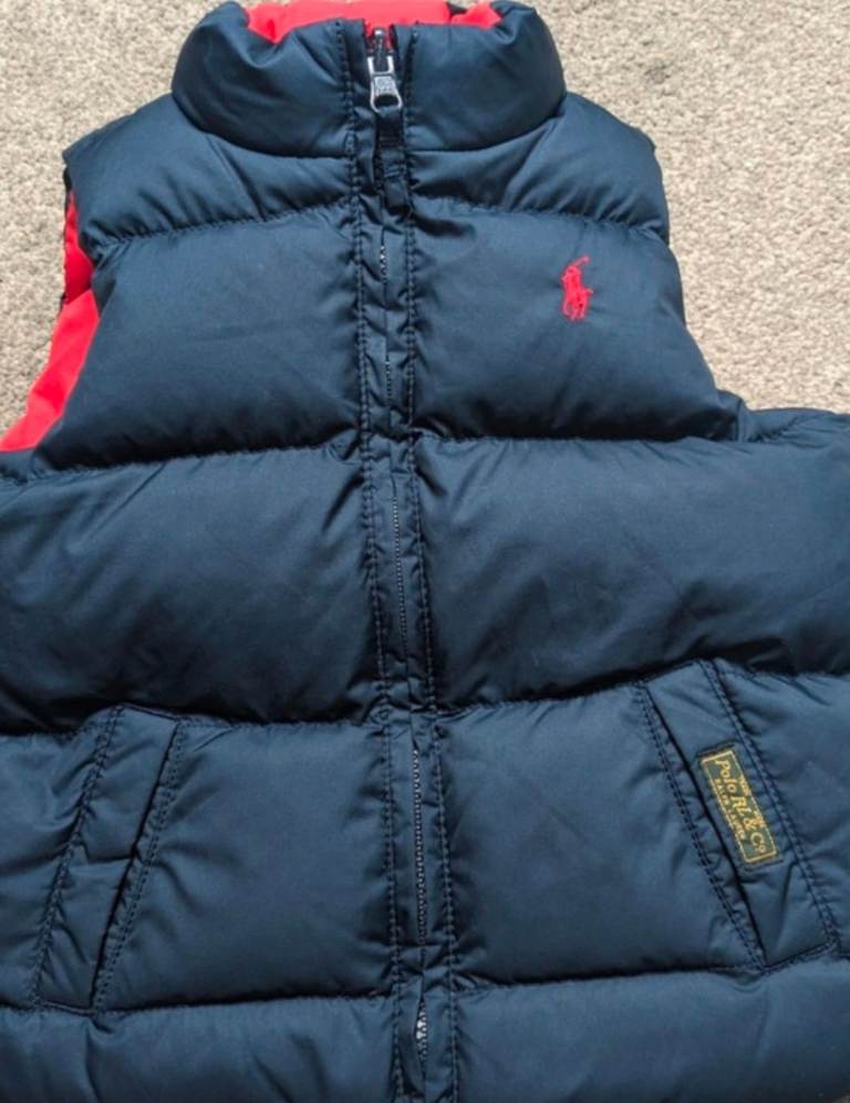 Ralph lauren reversible gilet 24 months 
