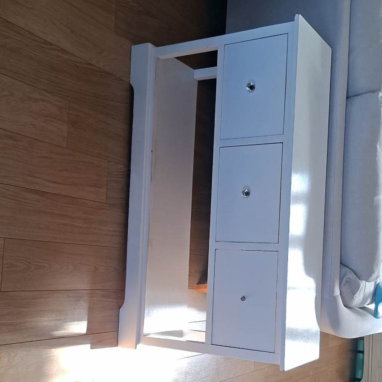 Dunelm white storage unit