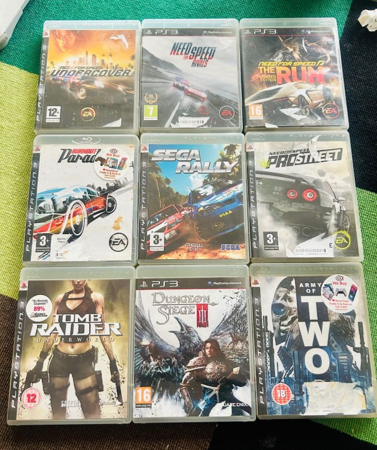 PlayStation 3 games bundle - need for speed & more 