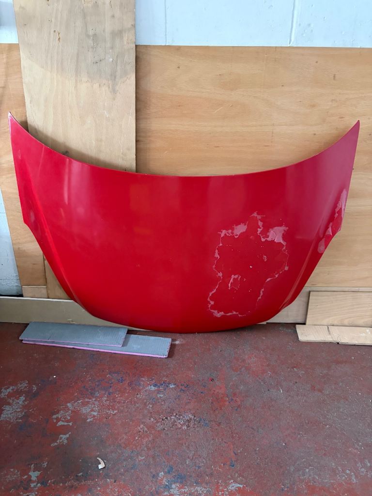 2014 Vauxhall Corsa Red Bonnet Genuine – Lacquer Peel – Good Condition
