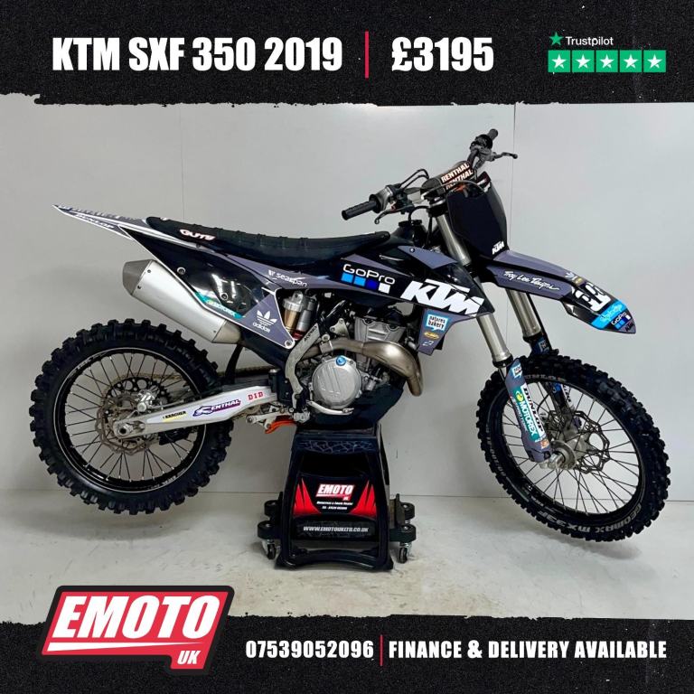 KTM SXF 350 2019 Motocross Bike 350cc @EmotoUK - Finance Available