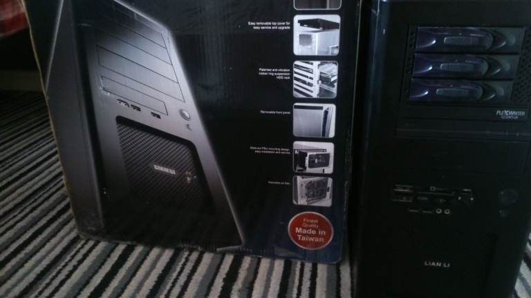 Lian Li PC-8N Aluminium PC Case – Black, Good Condition