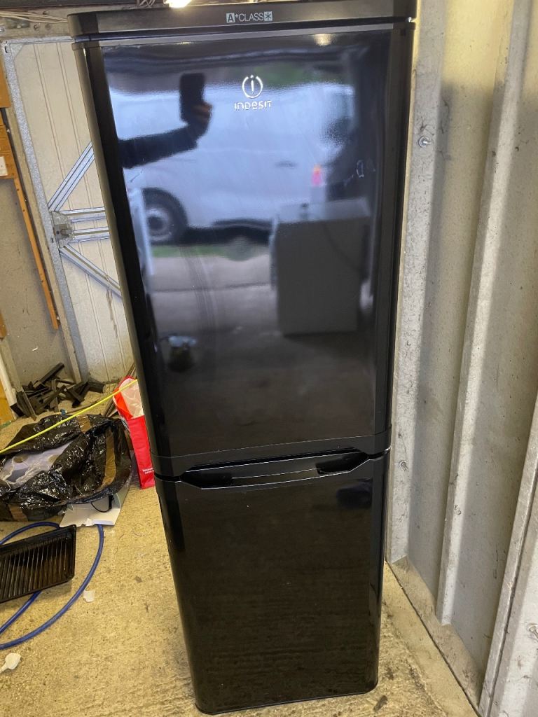 Large Hotpoint Fridge Freezer Black