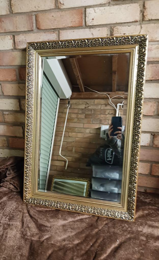 Wall Mirror with decorative edge