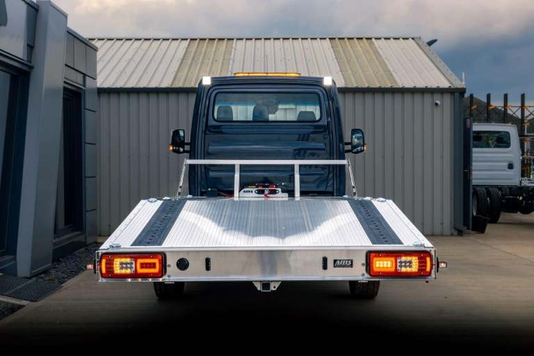 Recovery Truck Body Aluminium Car Transporter body, we can build on any manufact