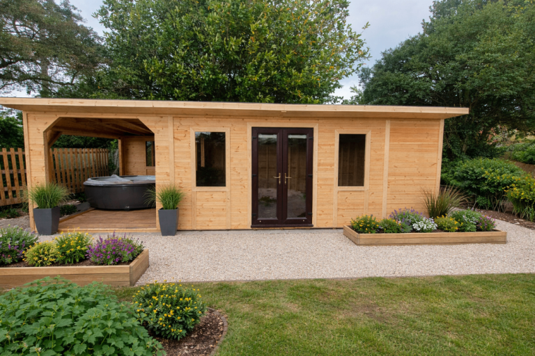 Luxury garden room , therapy, beauty home office or home bar for the world cup 