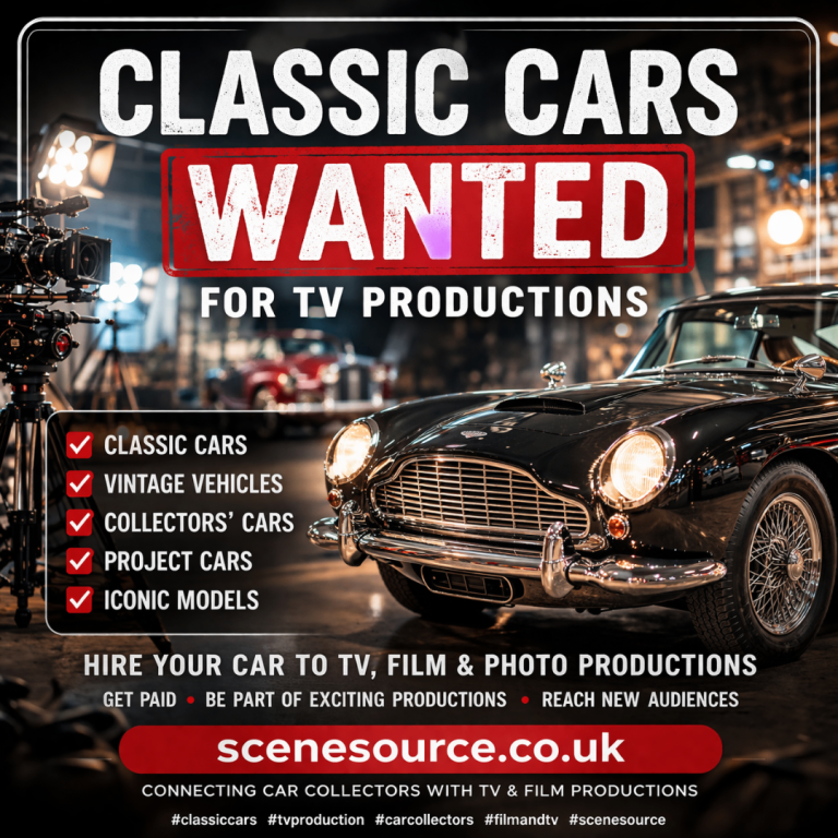 Classic Cars Wanted for Film & TV Work