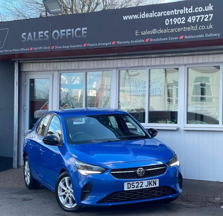 2022 Vauxhall Corsa 1.2 SE Edition Hatchback 5dr Petrol Manual Euro 6 (75 ps) Hatchback Petrol Ma...