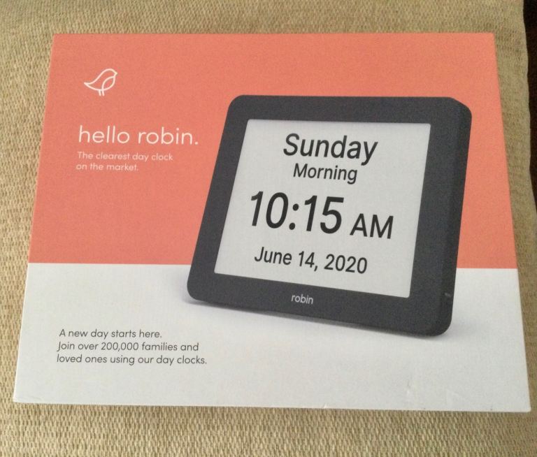 Hello Robin Dementia Clock 