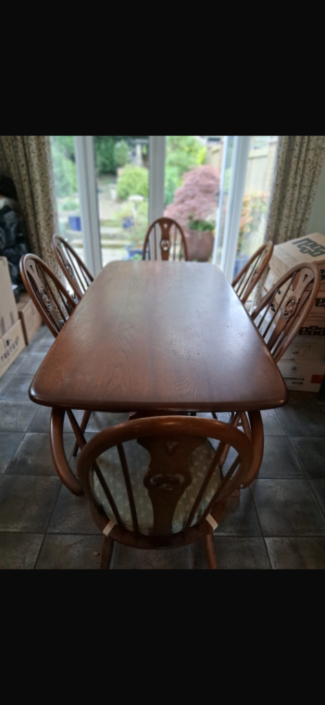 Ercol refectory table 