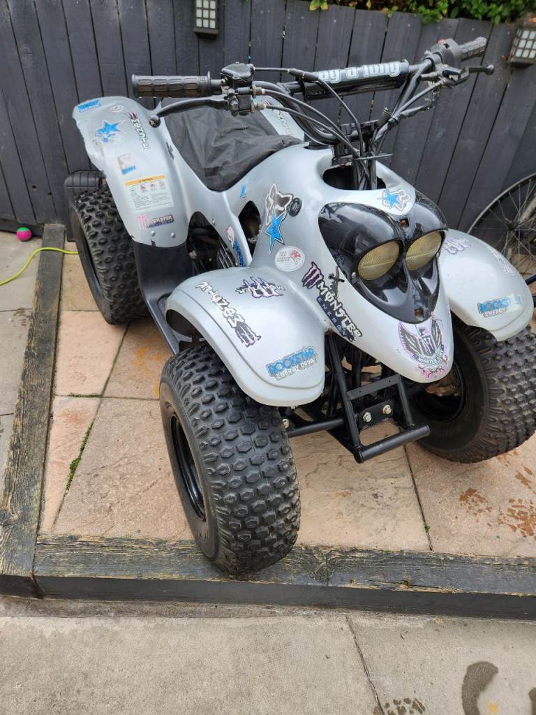 Ram 100cc quad with trailer running 