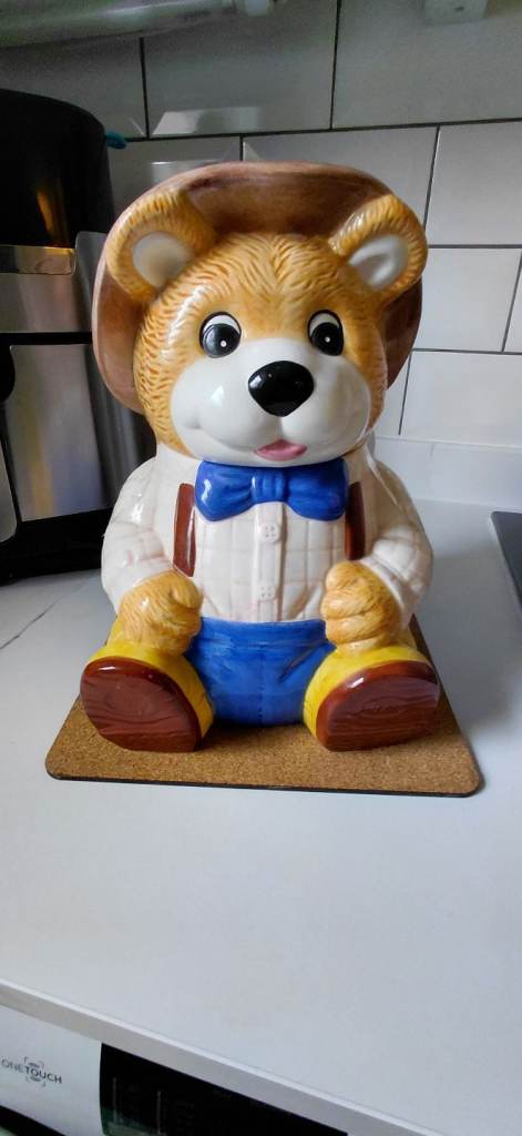 Vintage Teddy Bear Cookie Jar..