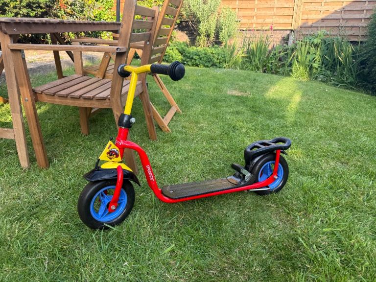 Quality Puky Kids Scooter - made in Germany Red and Yellow, Good Condition