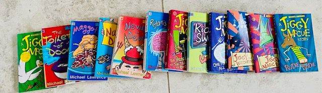 Children Paperback - The Jiggy McCUE STORY books by Michael Lawrence