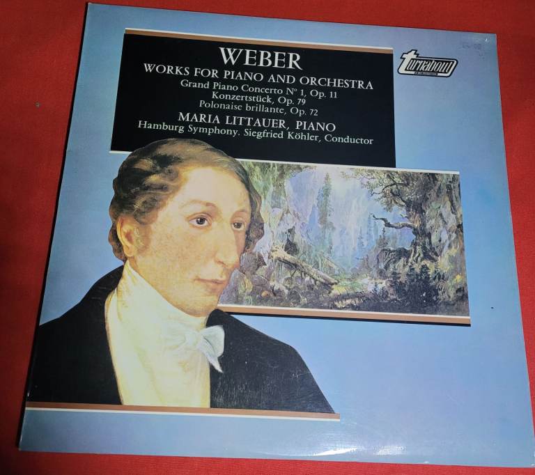 TV 34406S - WEBER - Works For Piano & Orchestra LITTAUER / KOHLER - Near Mint r2/7
