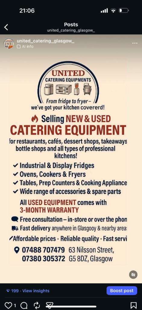 Catering equipment