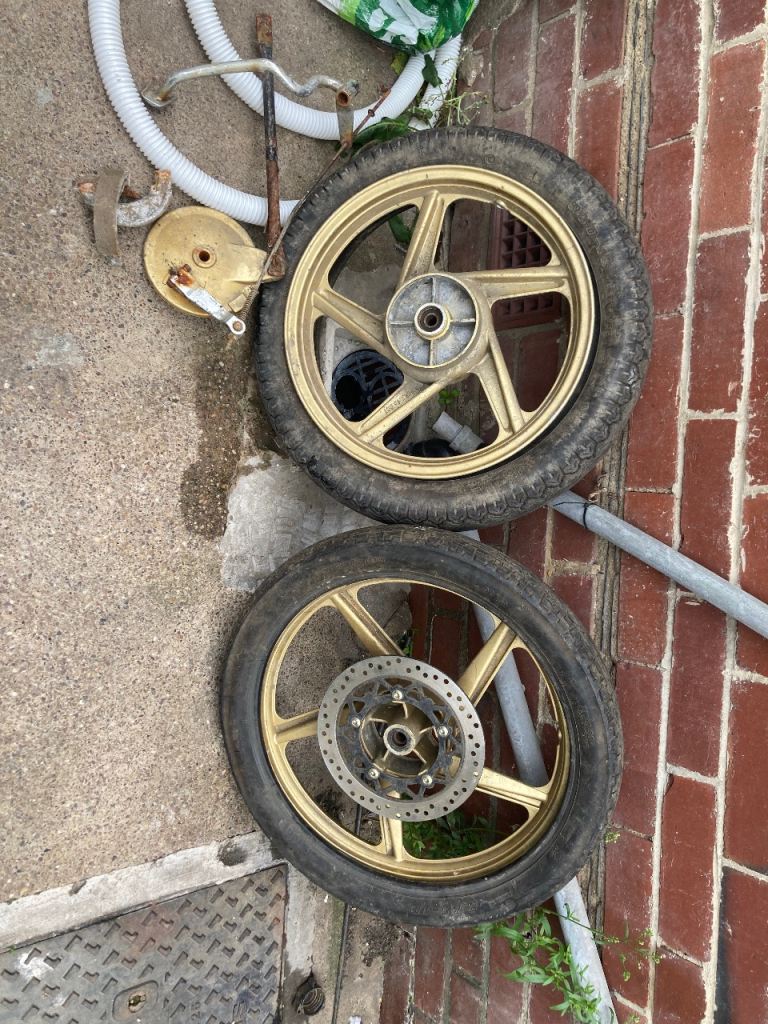 Motor bike wheels 