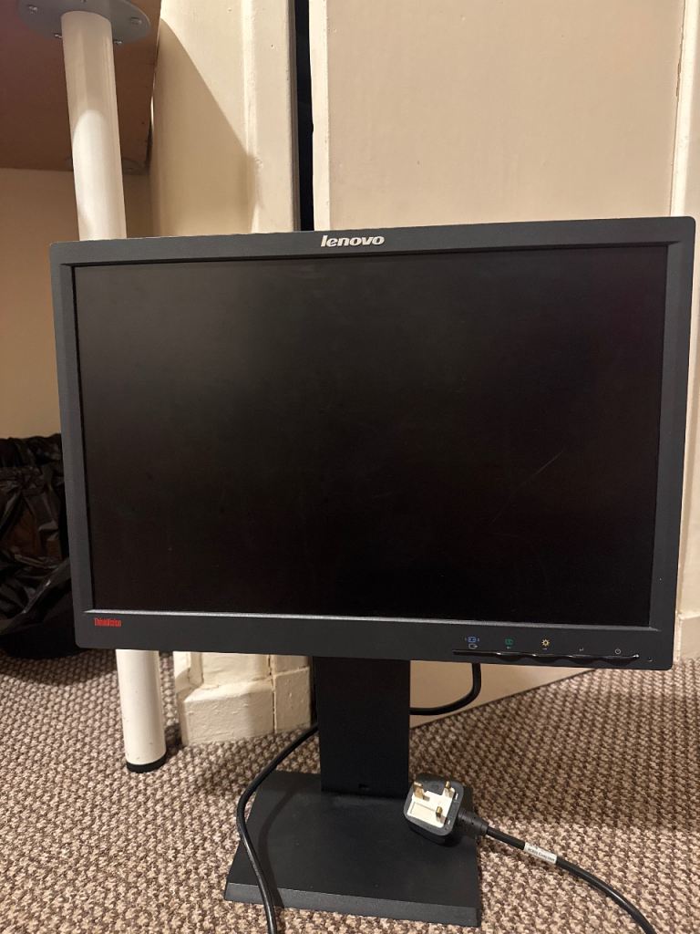 Lenovo Computer Monitor - Black, Good Condition