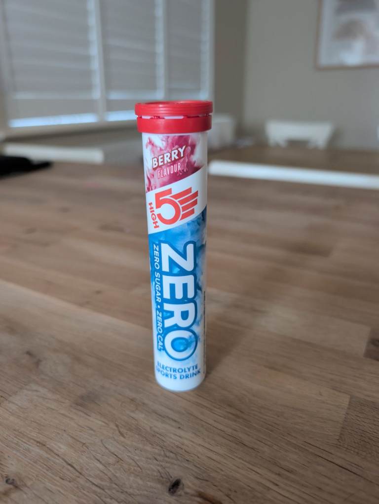 High5 ZERO Berry Electrolyte Sports Drink Tablets – Unopened