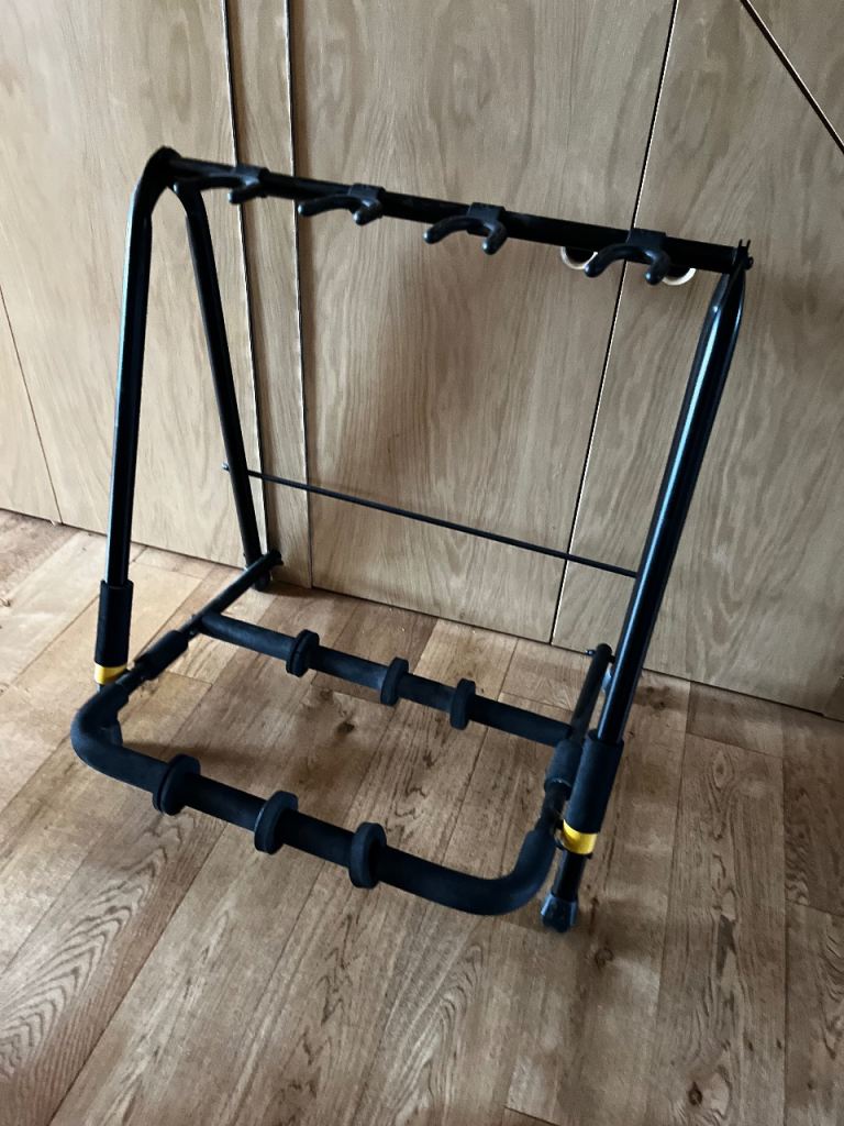 Hercules guitar stand GS523b + 1 additional peg / hold up to 4 guitars