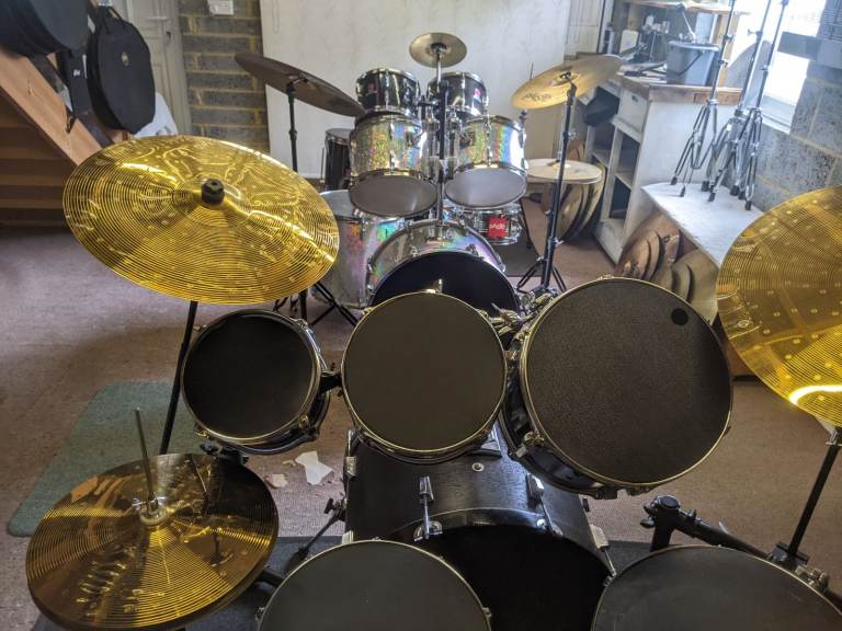 Retired Drum Teacher Has Loads Of Drum Gear For Sale. Parts from £10.
