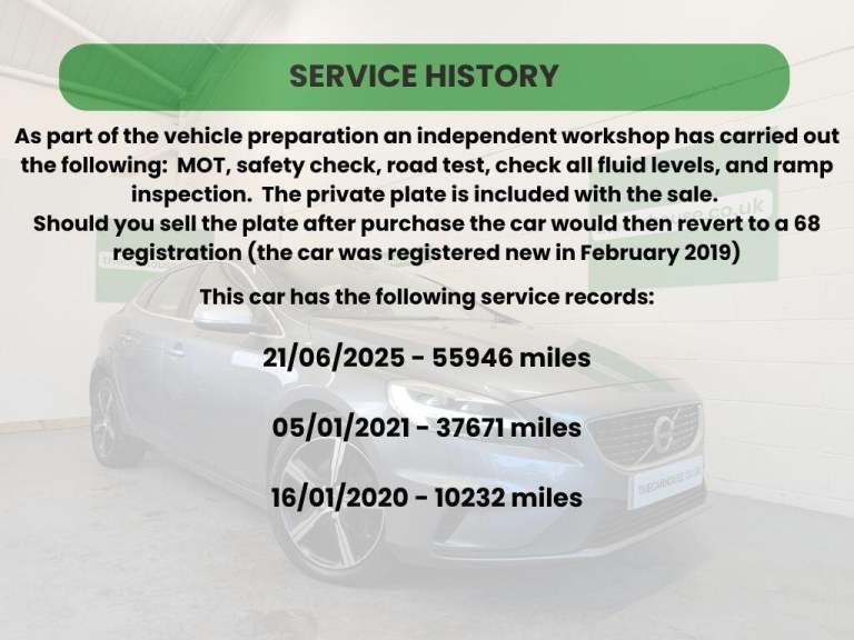 2019 Volvo V40 2.0 T2 GPF R-Design Nav Plus Euro 6 (s/s) 5dr HATCHBACK Petrol Manual