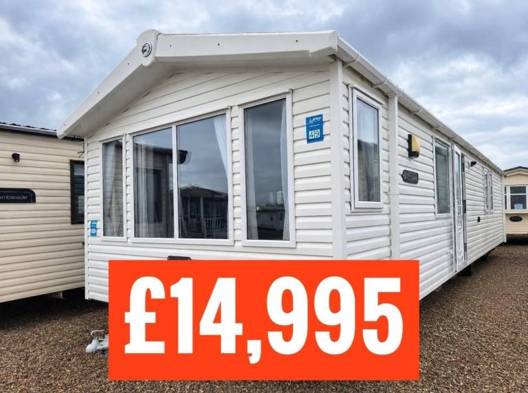 OFF SITE static caravan Scotland double glazed & heated 3 bed Swift Bordeaux